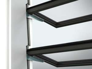 Vallona Lamellenfenster Detail innen