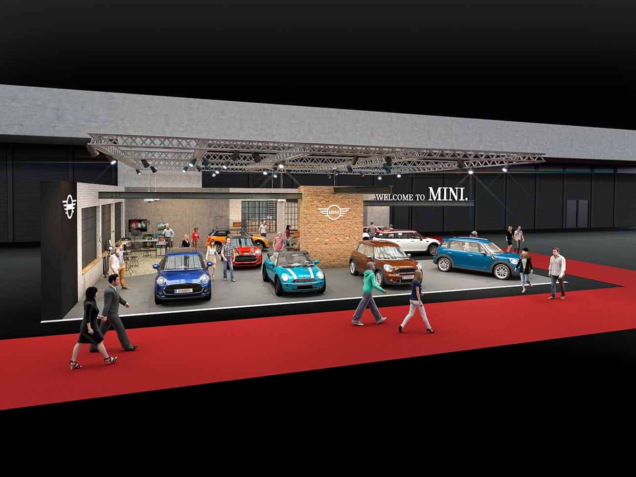 MINI Stand auf der Vienna Autoshow 2017
