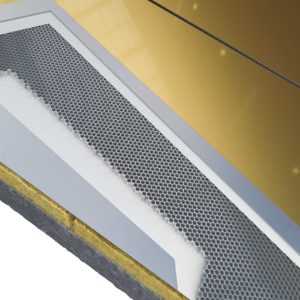 Senobond Larcore A2 von senova Detail Wabenkern aus Aluminium