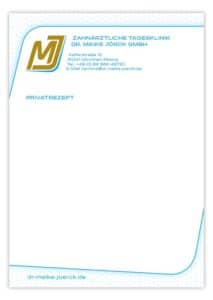 Zahnärztliche Tagesklinik Dr. Maike Jörck GmbH: Privatrezept