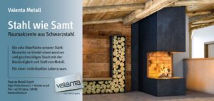 Valenta Metall Anzeige - Stahloberflächen