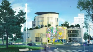 Larcor Senobond A2 Aluminiumpaneele - Vorgehängte Fassade am Beispiel eines Bürogebäudes